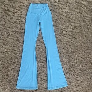 Aerie Light Blue Flare Leggings